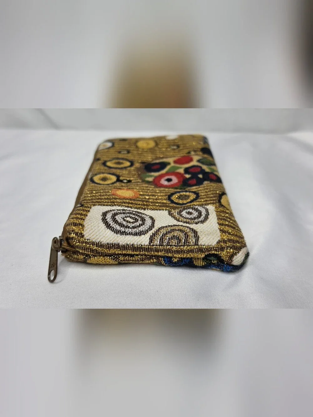 BELLY MODEN Gustav Klimt Tapestry Pouch Zipper Coin Purse Cosmetic Bag Germany